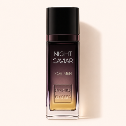 Paris Elysees Night Caviar — decant Ajesh de 5 a 25ml, perfume amadeirado e especiado