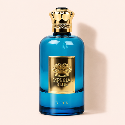 Riiffs Imperial Bleu — decant Ajesh de 5 a 25ml, perfume árabe fresco e especiado