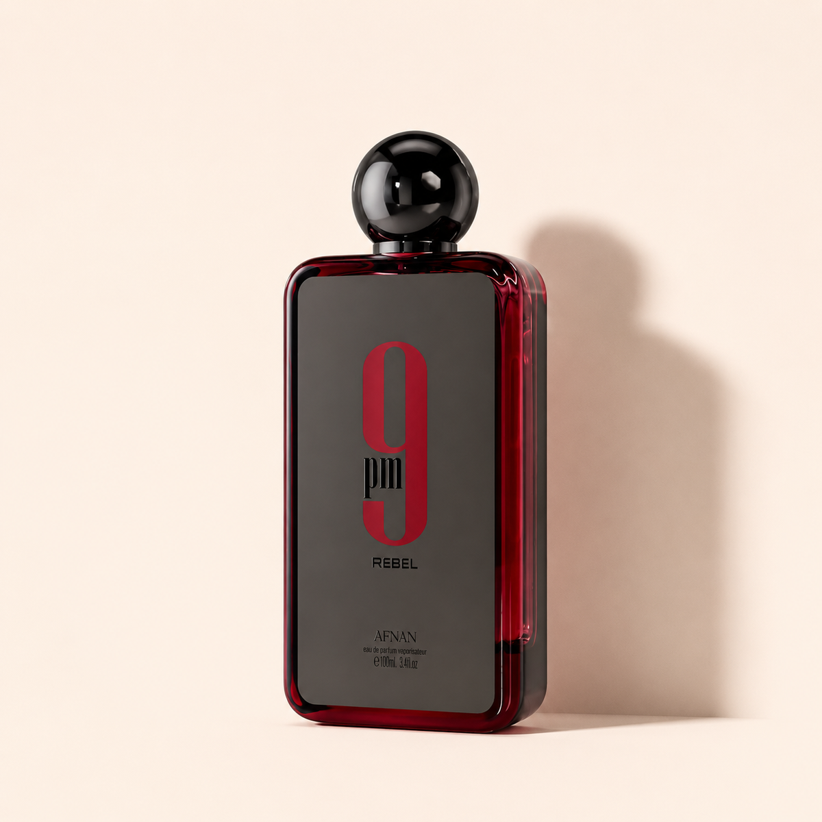 Afnan 9PM Rebel — decant Ajesh de 5 a 25ml, perfume árabe frutado e amadeirado