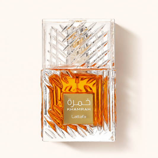 Lattafa Khamrah Qahwa — decant Ajesh de 5 a 25ml, perfume árabe gourmand de café