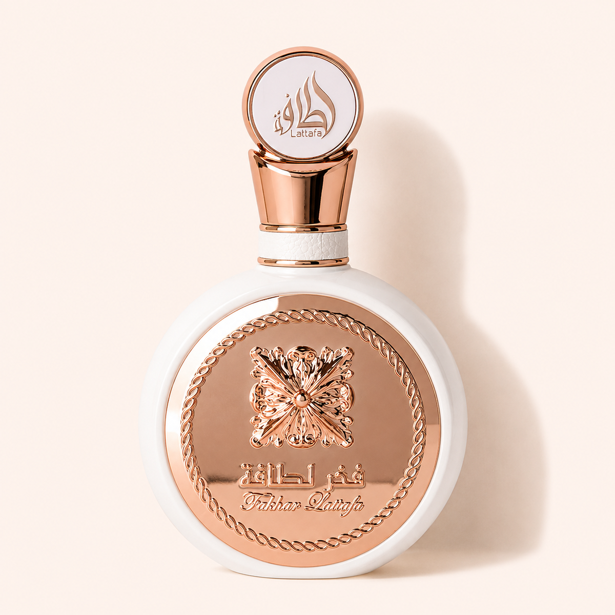 Lattafa Fakhar Rose — decant Ajesh de 5 a 25ml, perfume árabe floral de tuberosa
