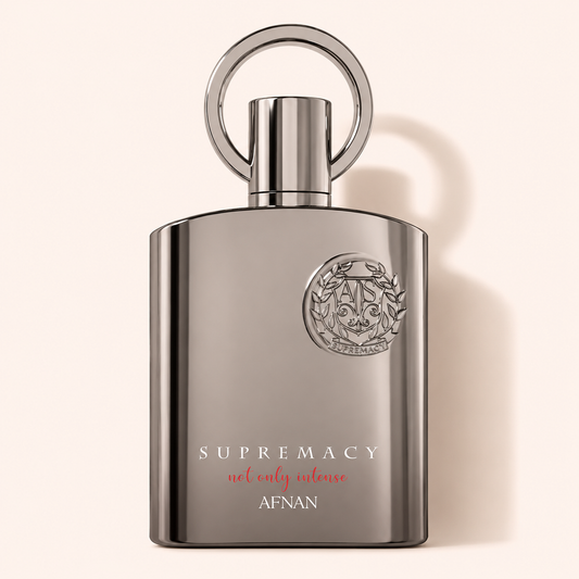 Afnan Supremacy Not Only Intense — decant Ajesh de 5 a 25ml, perfume árabe frutado e amadeirado