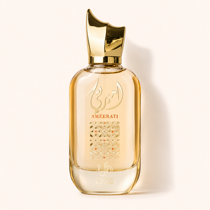 Al Wataniah Ameerati — decant Ajesh de 5 a 25ml, perfume árabe fresco e almiscarado